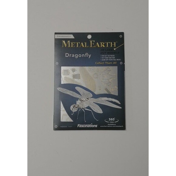 Metal Earth 3d Laser Cut Models Dragonfly - Picture 1 of 2